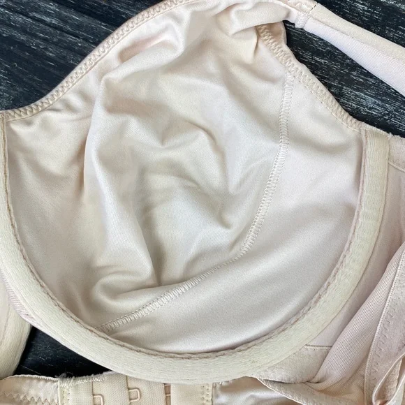 Soma Nude Sensuous Sides 1” Minimizer Lightly Lined Underwire Bra 34DD - Picture 4 of 5